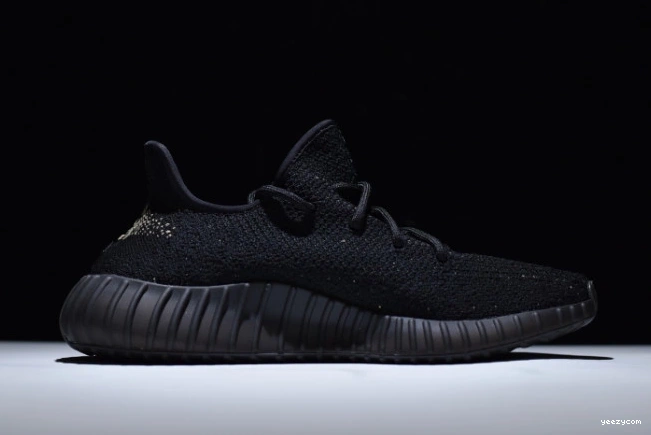BY9611 Adidas Black Boost 350 V2 Green Core Yeezy 0801